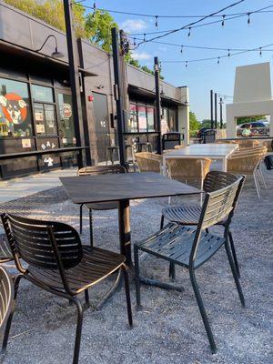 Outdoor seating