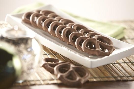 Chocolate covered pretzels