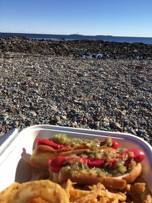 Get lunch at Gott's and then go sit at the Seawall and enjoy the view!