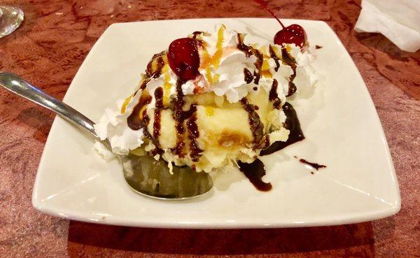 Fried icecream