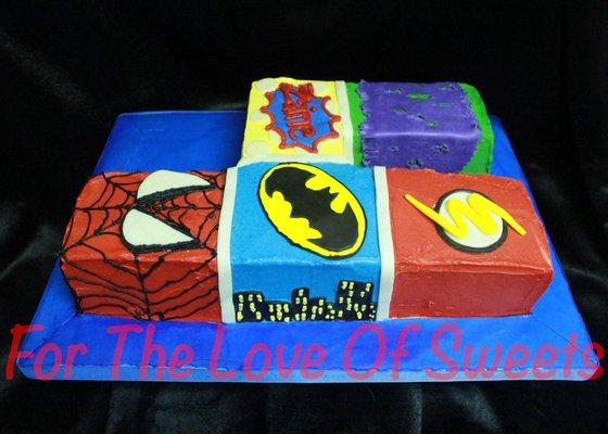 Superhero Birthday Cake!