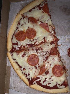 Pepperoni pizza