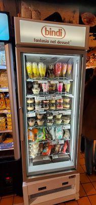 Look for this cooler, where you'll find the gelato.