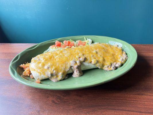 Black Bean Wet Burrito