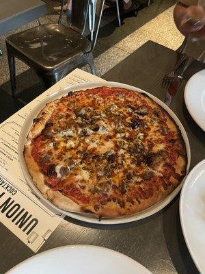 Lamb Sausage Pizza