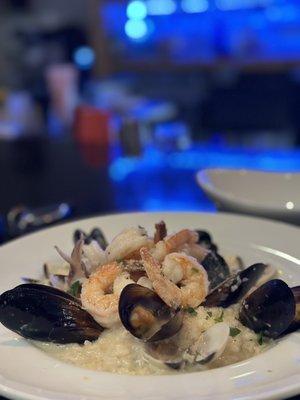 Seafood risotto