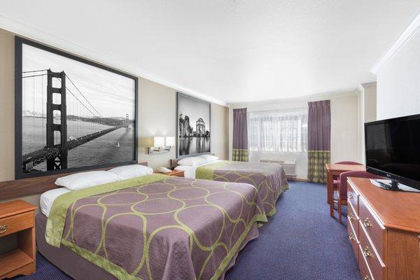 2 Queen Beds with Room Amenities