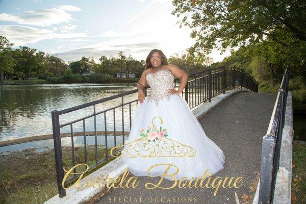 Carla looked gorgeous for her Sweet Sixteen! Thank you so much for shopping at Asarela Boutique!