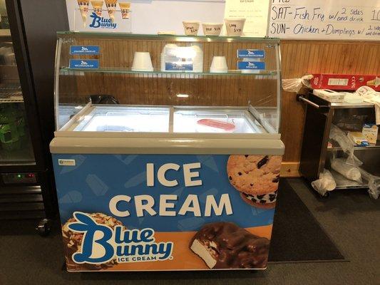 Hand dipped ice cream