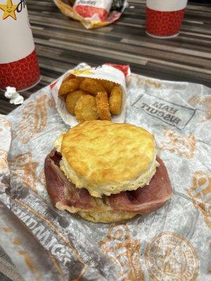 Country Ham biscuit