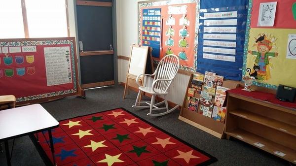 Our lovely circle time area!