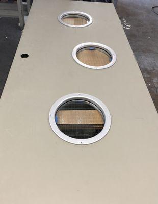 Metal Door with custom lite kits