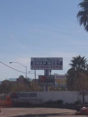 Billboard signage at Boulder Highway swap meet