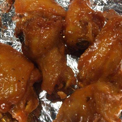 "Traditional Wings"  Spicy Garlic flavor