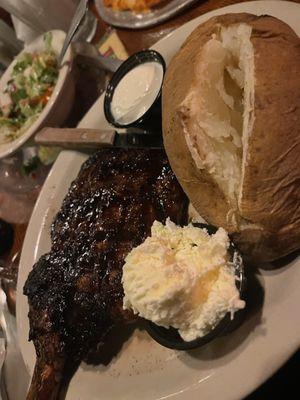 Ribeye w/ Baked Potato & House Salad