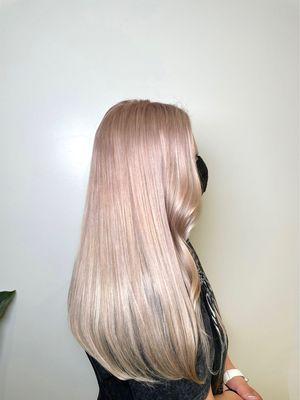 Rose gold whole bleach