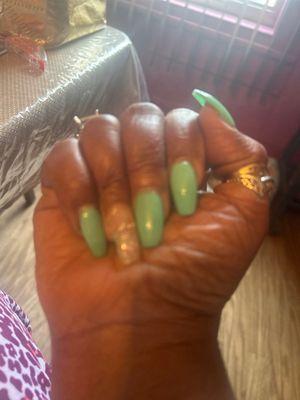 Nails done by Fantasy Nails in Lexington North