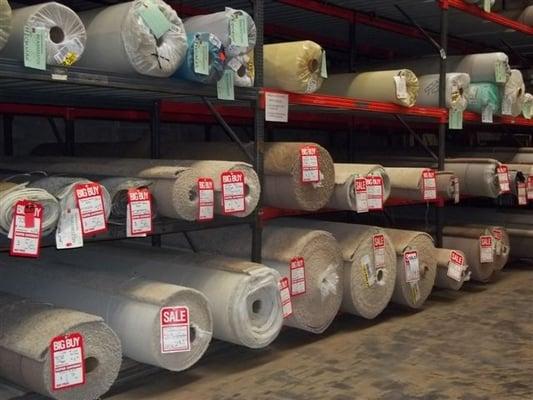 Catonsville Warehouse featuring in-stock rolls for NEXT DAY installation or your carpet can be cut and taken home - on the spot.