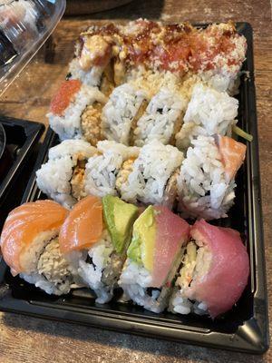 Monthly sushi special combo - $20