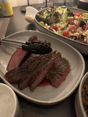 Sous vide 45-day dry-aged steak from here!