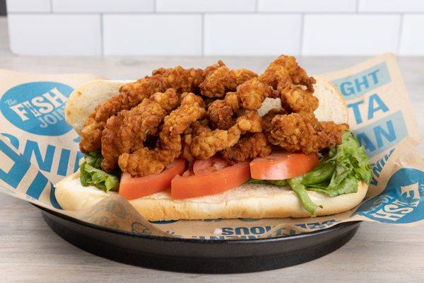 Clam Strip Po Boy