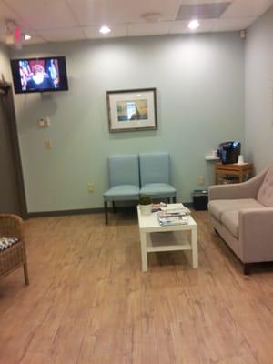 Patient seating area