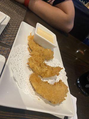 Coconut Fried Shrimp Appetizer