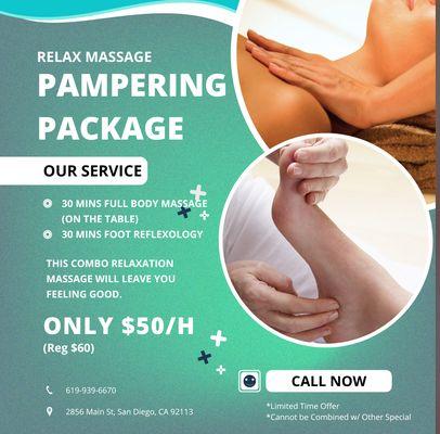 Pampering package