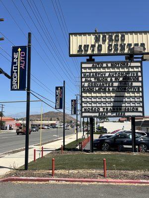 We are the first entrance on the left in Norco Auto Center