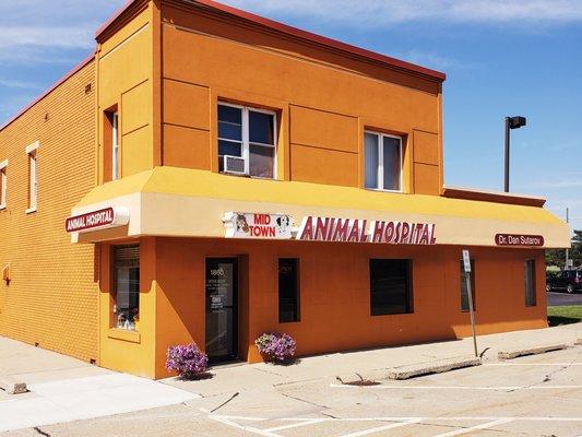 Midtown Animal Hospital, near the corner of West Rd. and Fort Street in Trenton.