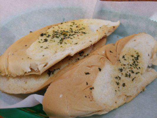 Cuban bread with herbed butter