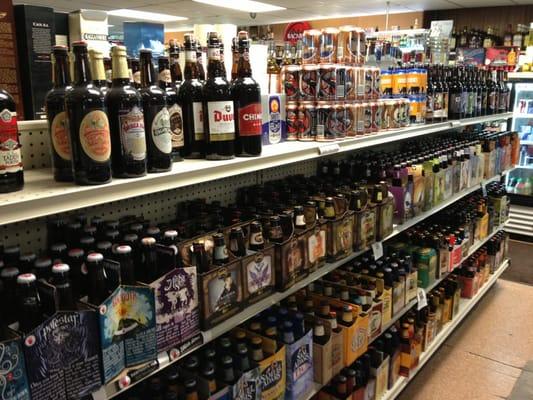 Awesome selection of all kinds of micro beers and regular beers