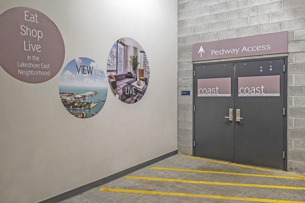 Utilize Pedway access to all your favorite Lakeshore East restaurants and shops!