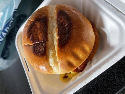 The butteriest toasted brioche bun.