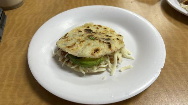 Vegetable arepa