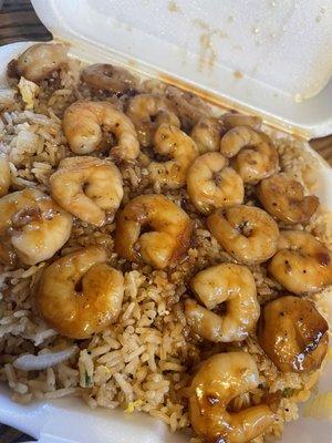 Shrimp fried rice