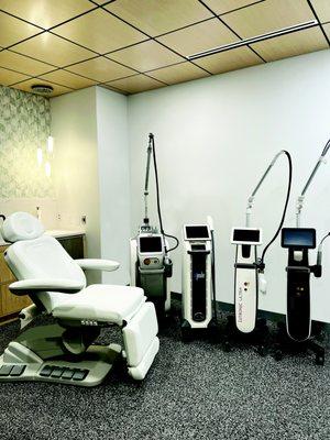 The Skin Center Shaker Heights treatment room