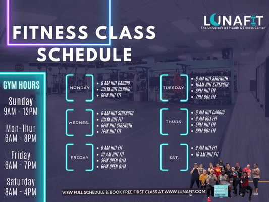 Contact us or drop into any one of our fitness classes!