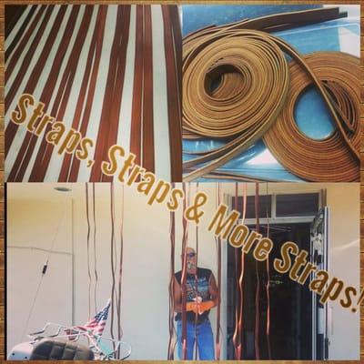 Straps,  Straps, & More Straps! #Leathercraft #leatherwork