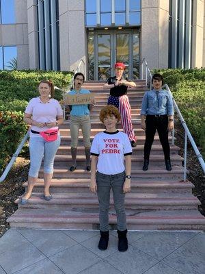 Some of our Workforce Recruitment team members dressed up as Napoleon Dynamite characters for Halloween.