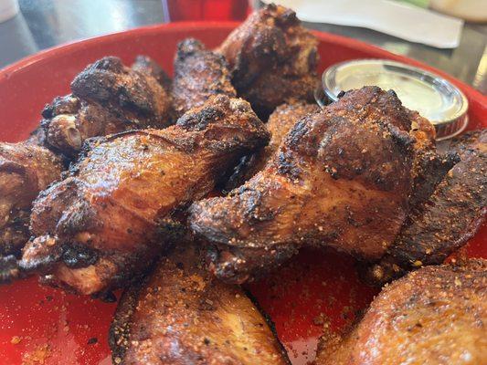 Dry rub wings