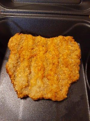 Frozen, pre-made Chicken Fried Steak