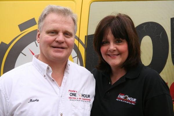 Owners of Pawlak's One Hour Heating and AC