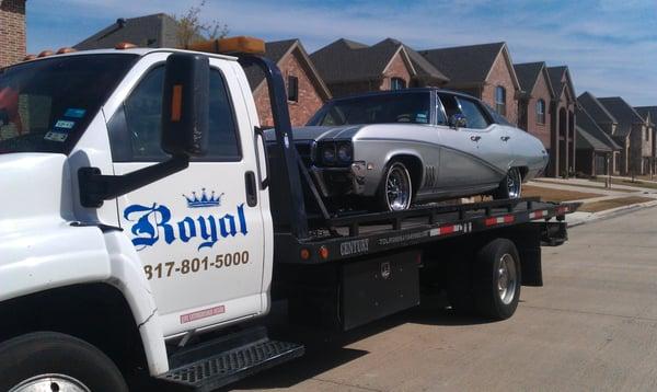 Towing classic cars..