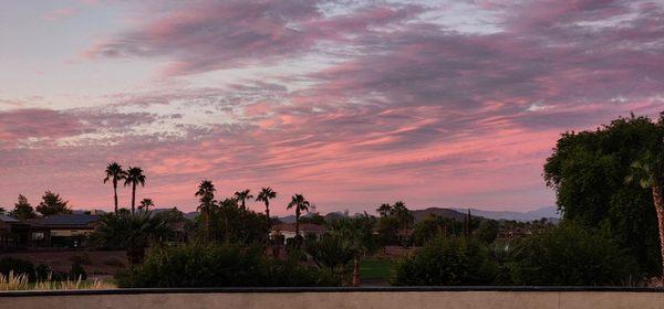 View from patio.