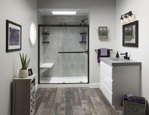 Tub to Shower, Walk-In Shower