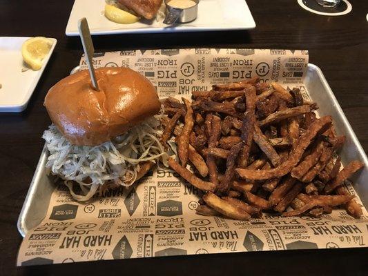 Pulled Pork with those extra crispy fries...