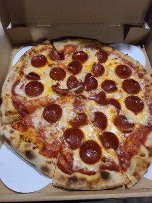 Large pepperoni traditional crust