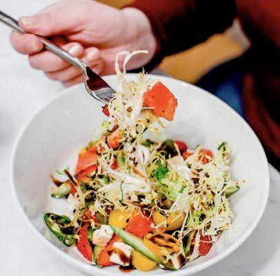 Watermelon & Heirloom Tomato Salad. Yum! PC: The Westin Las Vegas IG page