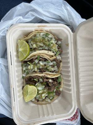 steak/asada street tacos